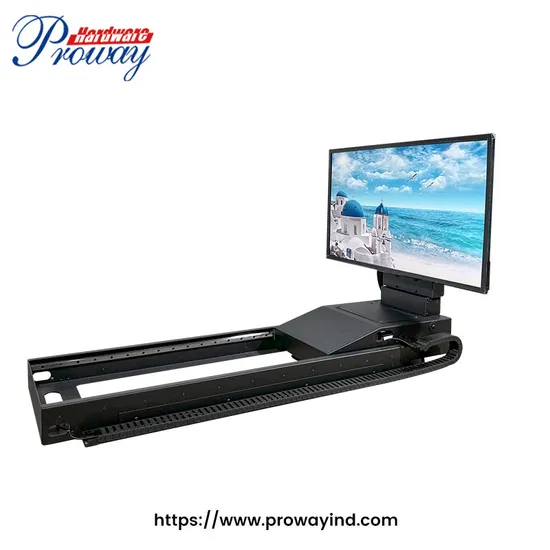 Height Adjustable Motorized TV Lift Automatic Home Bedroom Electric Remote Control System Under Bed TV Lift/