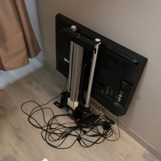 12V Electric Linear Actuator LCD TV Lift for Bedroom, Servo Driver, TV Mount
