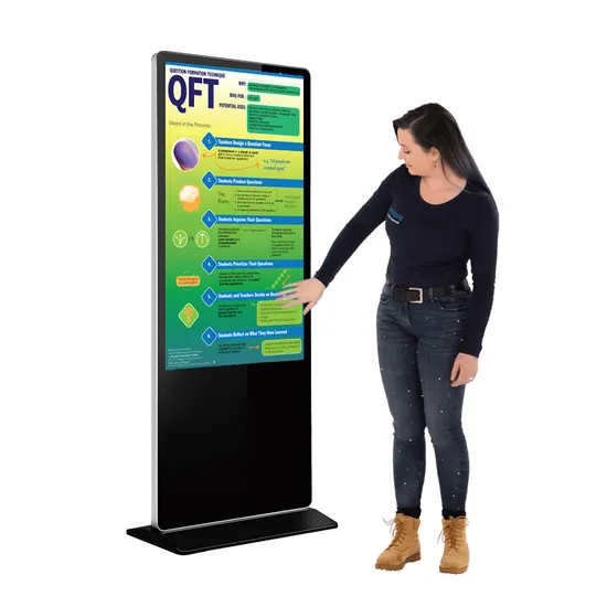 Floor Standing Digital Signage and Display WiFi LCD Digital Totem Kiosks 55 Inch Indoor Video Player Touch Screen LCD Advertising Display