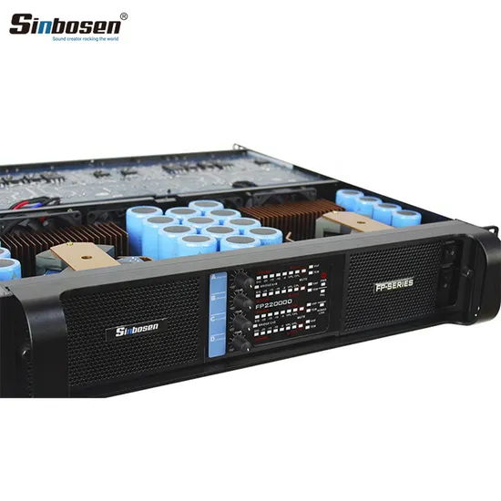 Professional High Power Amplifier Fp22000q 4 Channel Tube AMP Outdoor Amplifier