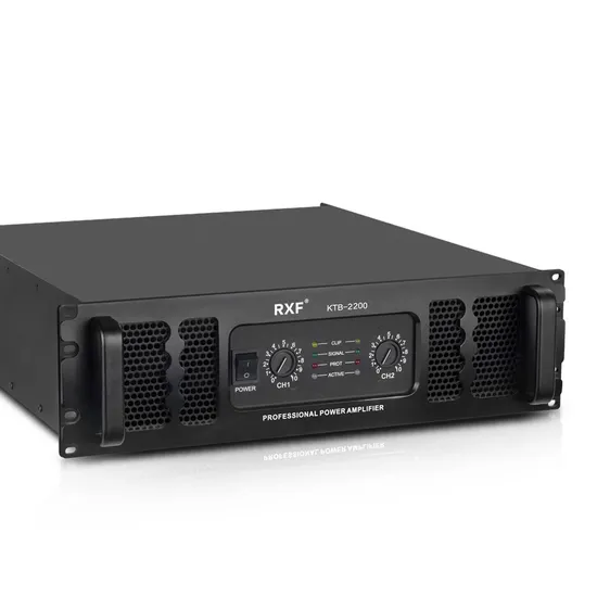 Ktb Series Class Td Power Amplifier: Ideal for Professional Sound Equipment