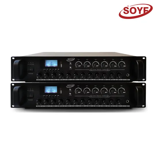 260W Tabletop Mixer Amplifier with MP3/FM/Bluetooth/Echo/USB Combined Amplifier Digital Amplifier