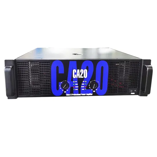 OEM ODM China Factory Power Amplifier 2 Channel Powerful Ca20 Series Class H Analog Audio Amplifier