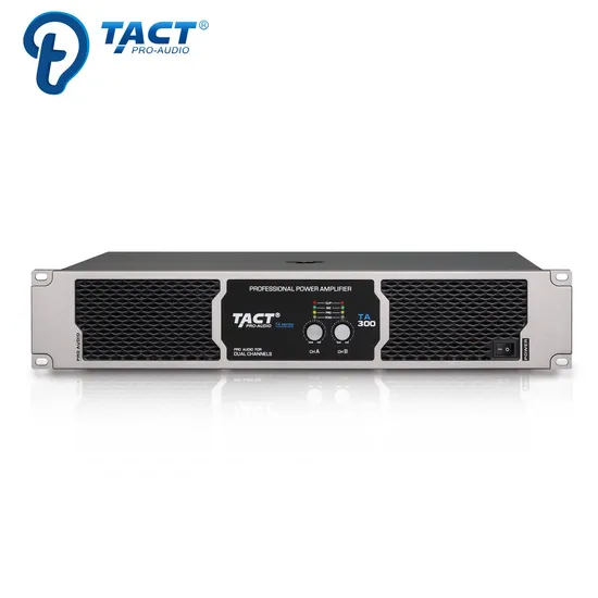 Tact 2*300W Professional Class H Power Amplifier for KTV Entertainment