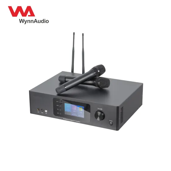 3 in 1 Amplifier with Handheld Microphone 4.3-Inch Touch Screen with Chinese and English Menu Functions
