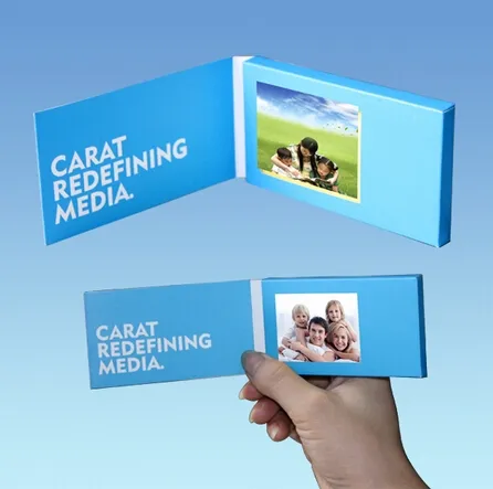 2025 Newest Best Quality 2.4inch LCD Screen Video Brochure for Business Promotion