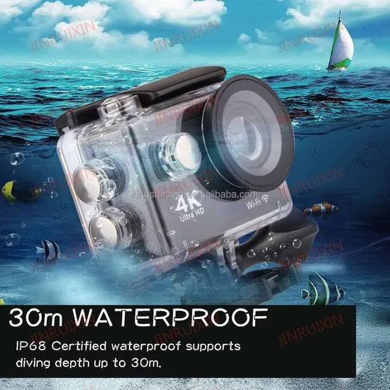 Hot Sale WiFi Action Camera Ultra HD 4K 24fps 1080P/60fps Go Waterproof PRO Style Mini Camcorders Camera Sport DV