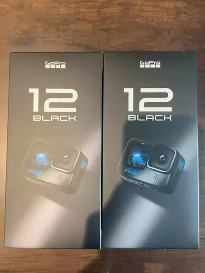 Gopro Hero 12 Black Waterproof Action Camera with 5.3K HD Special Accessories Bundle HD Digital Camera
