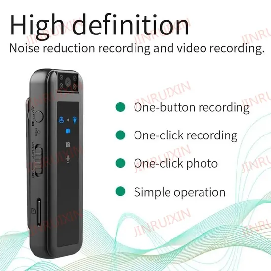 CS07 HD Back Clip Recorder Motion DV Camera One-Click Recording Video Travel Class Vlgo Recording