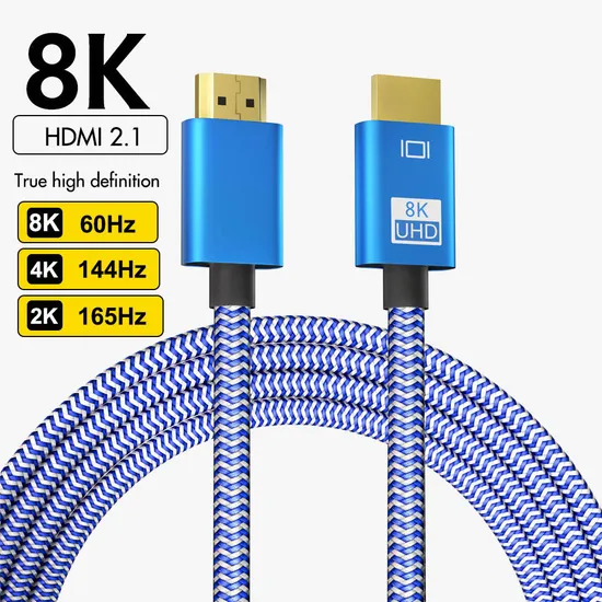 2mts 8K HDMI Cable for HDTV Monitor Computer Projector Home Theater