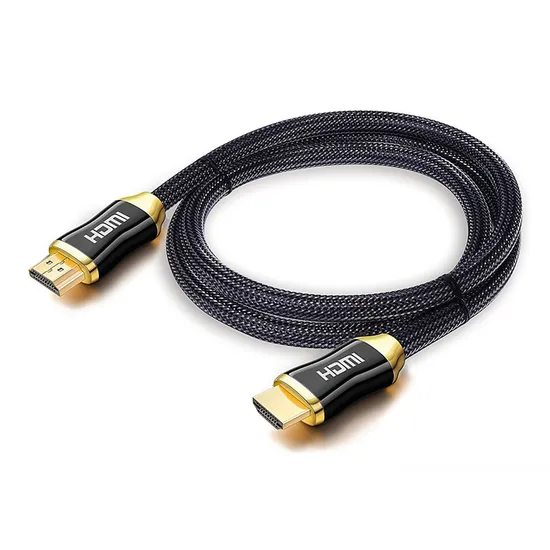 4K 8K 2.0 2.1 HDMI Cable Metal High Definition 60Hz 120Hz 48gbps Certified Ultra High Speed TV Compuer Projector Laptop Set-Top Box Monitor Connection Cable