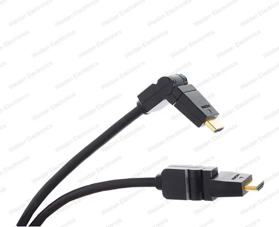 V2.0, Extra HD Rotary Plug 180 Degree HDMI Cable