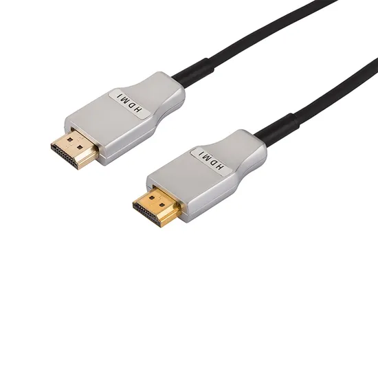 Male to Male Cable Aoc HDMI Cable Fiber Optical 4K*24 @60Hz 1m