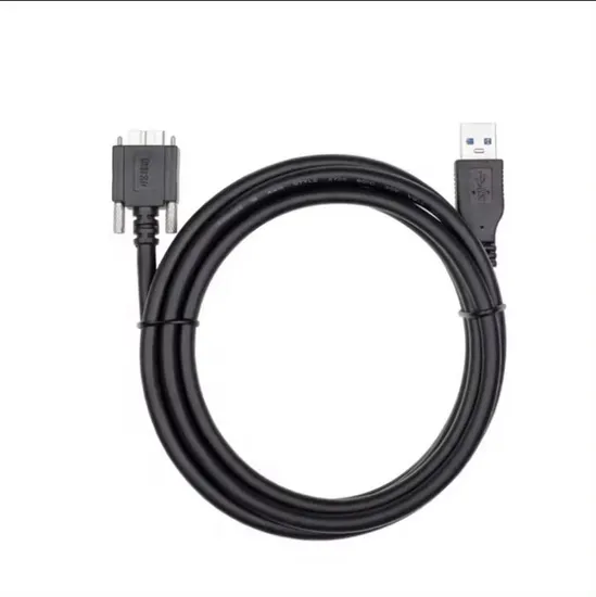 USB 3.0 a Male to Micro B Male Camera Link Cable with Screw Lock