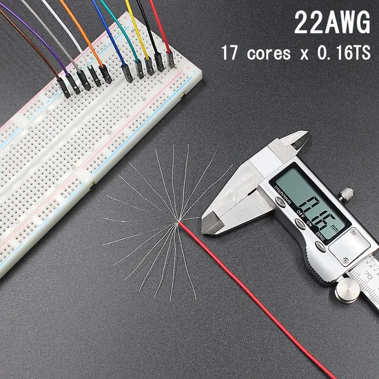 Jumper Wires 22AWG Cables Kit for Arduino