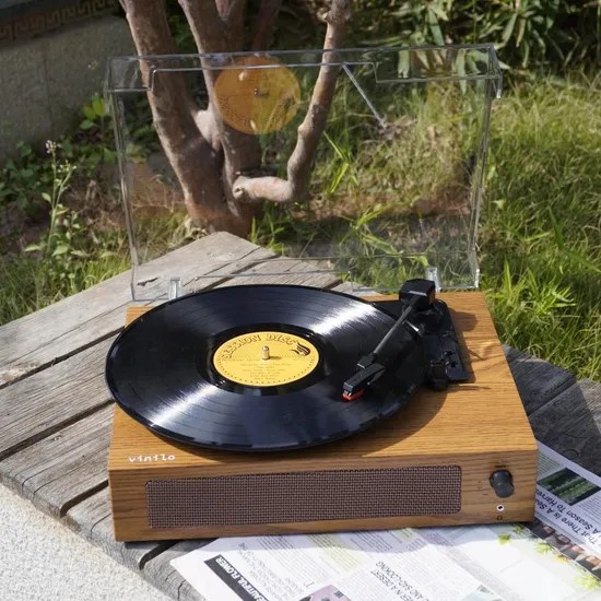 Factory Wholesale Custom Classic 3 Speed Vinyl Lp Record Player Turntable Ramophone Phonograph