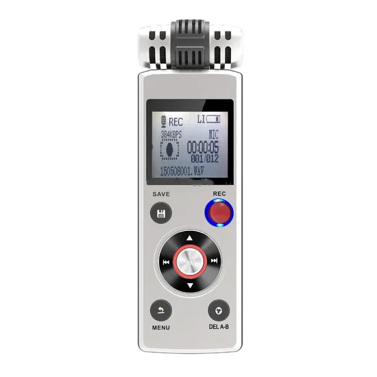 8g Power Supply System Digital Voice Recorder with MP3 Player and FM Radio Function Voice Recorder (6622)