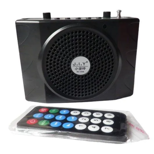Ku898 Waist Mounted Amplifier USB/FM Radio, Teacher Guide Loudspeaker/ Wireless Bluetooth Speaker