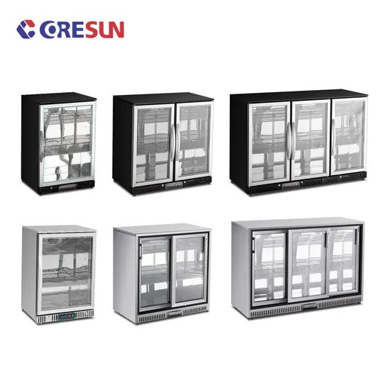Mini Horeca Commercial Back Bar Cooler Display Beverage Refrigerator