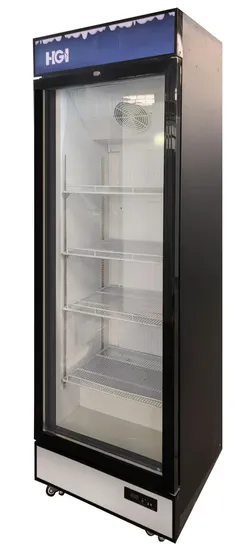 China Manufacturer Upright Freezing Showcase Drinks Refrigerator 450 Liters Cooling Showcase Sc-450