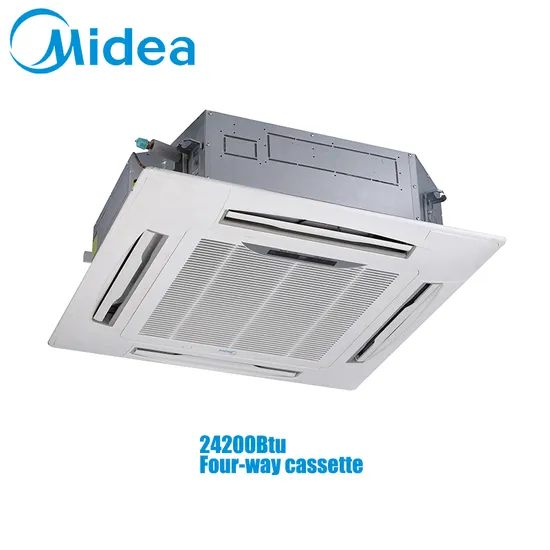 Midea Vrf Indoor Units Four-Way Cassette Mi2-71q4dhn1 1-Phase 220-240V 50/60Hz 24200BTU 7.1kw Air Conditioner Multi Split AC 4 Cassette