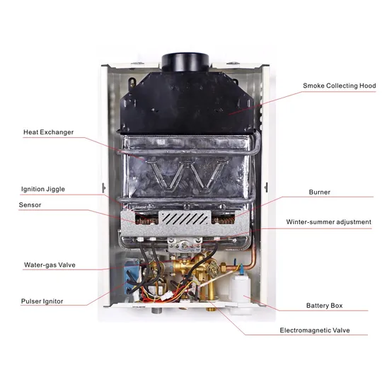 6L Instant Geyser Tankless Gaz Water Heater Spares Water Heater