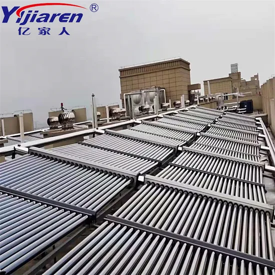 High-Efficiency Horizontal Solar Water Heater with 50 Vacuum Tubes