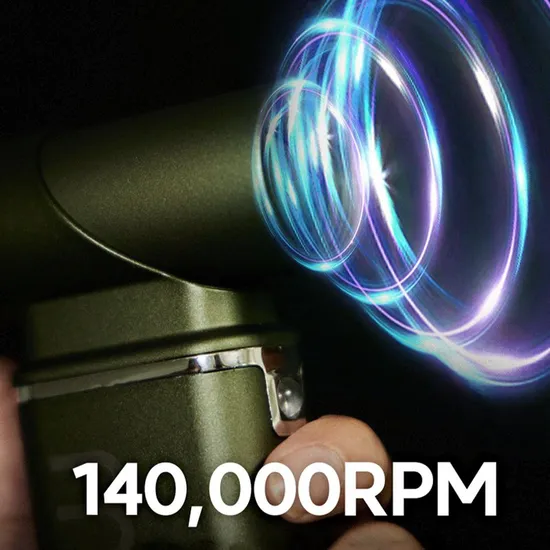 High Speed Outdoor Portable Mini Weight 330g Electric High Efficiency Turbo Jet Fan