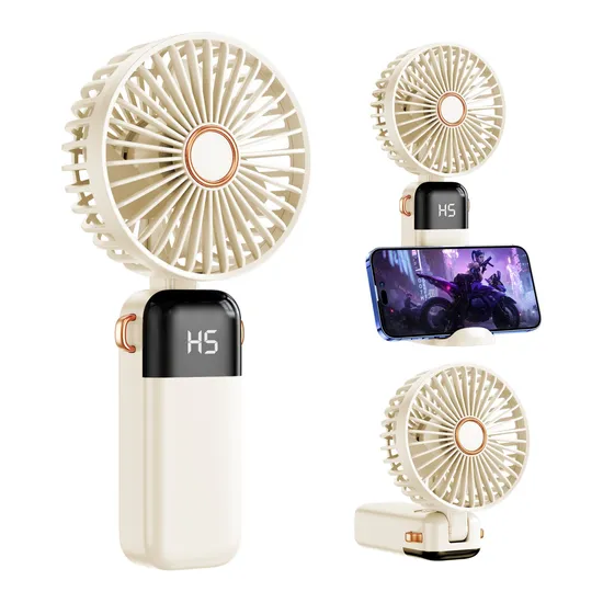 Mini Personal Rechargeable Hand Held Fan, Battery Operated USB Small Fan
