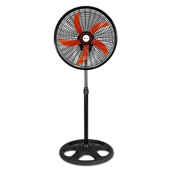 18 Inch 5 Blade Plastic Grill 5 Hole Base Oscillating Stand Fan