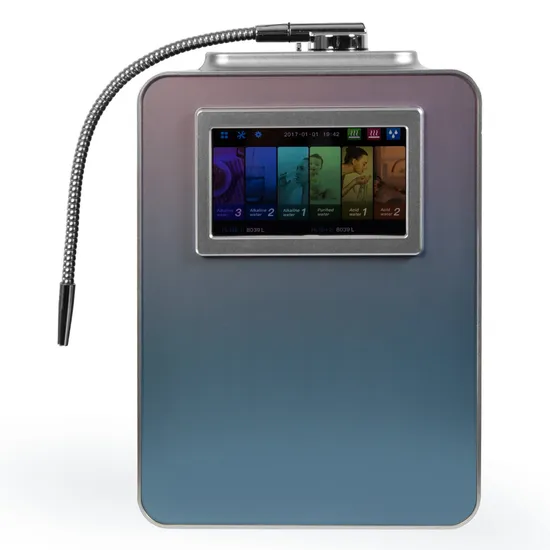 Hot Sale Home Water Ionizer Hydrogen Machine with pH Levels 2.8 to 11.2 Hydrogen Concentration 300-1500ppb