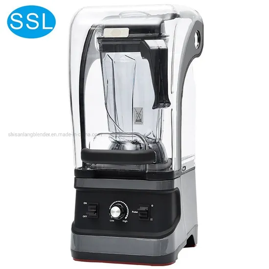2.5L Plastic Jar Big Capacity Appliances Commercial Blender with Sound Cover