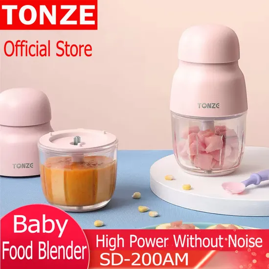 Mini Potable Electric High Speed Baby Food Maker Food Processor Mixer Fruit Juicer Blender OEM