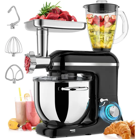 Kitchen Appliances Home 5 In1 Multifunctional Stand Mixer with Blender and Meat Grinder Parts Food Mixers