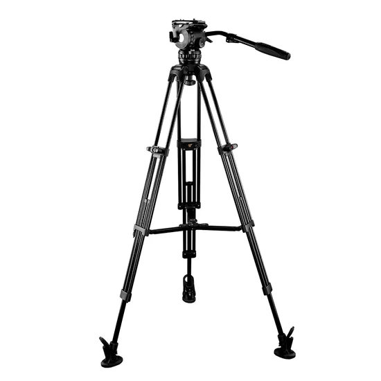 E-Image Two Stage Video Aluminum Camera Tripod Kit with Middle Spreader (EG06A2)