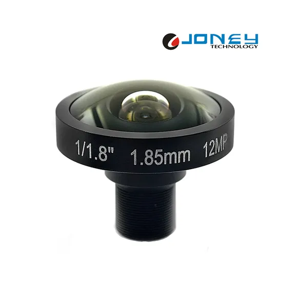 12 Megapixel 4K CCTV Fisheye Lens M12 Mount 1/1.8 " Inch Sensor 180 /185 /190 Degree Horizontal Angle Security Camera Lens OEM ODM Supplier Factory