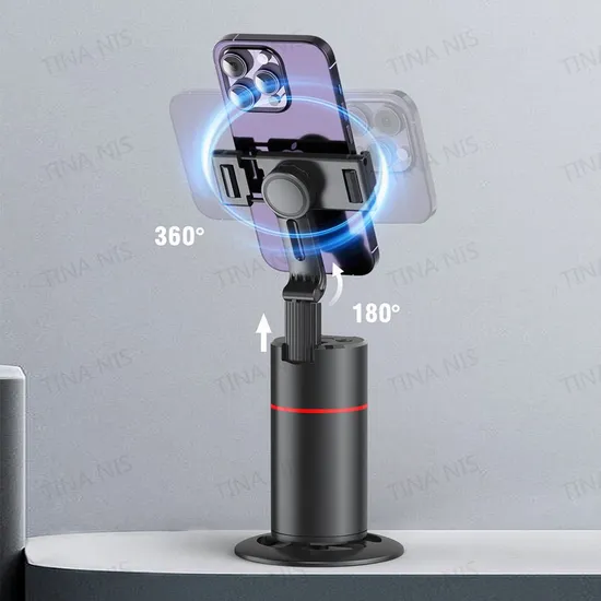 360 Rotation Auto Face Tracking P02 Phone Holder Remote Wireless Control Intelligent with Adjustable Lens Gimbals