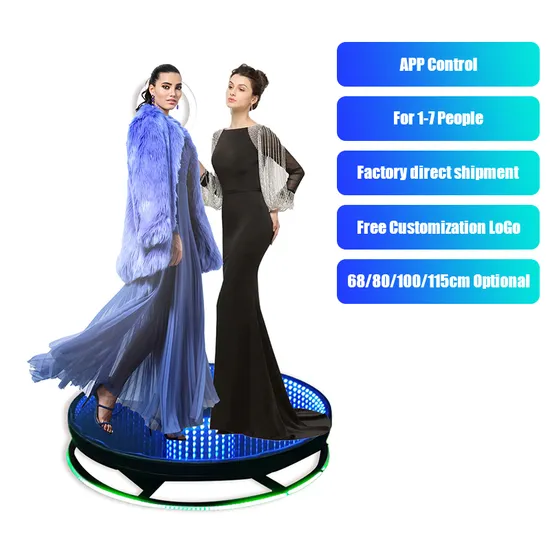 Selfie 360 Spinner Platform Party Supply Photobooth Vending Machine Automatic Rotating Camera