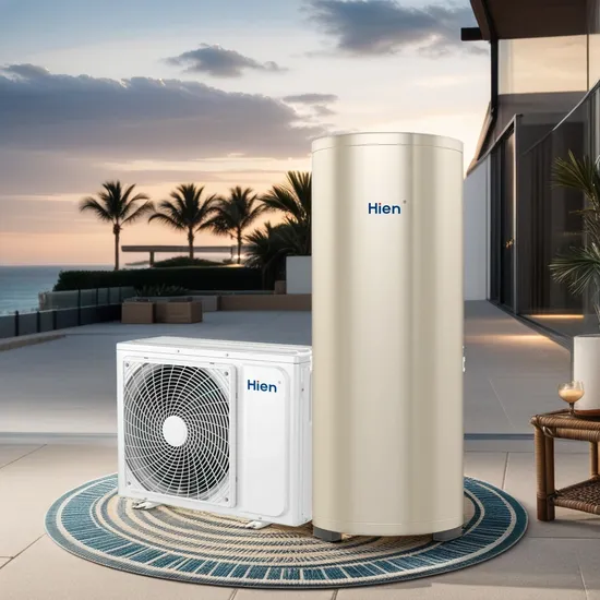 210L Enamel Heat Pump Water Tank Air Source Water Heater with Pressure Storage Tank