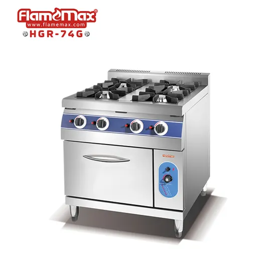 4 Burner Gas Range Cooker with Gas Oven Kitchen Equipment Catering Equipment Cooking Range Gas Stove Gas Burner Cooking Equipment Restaurant Equipment