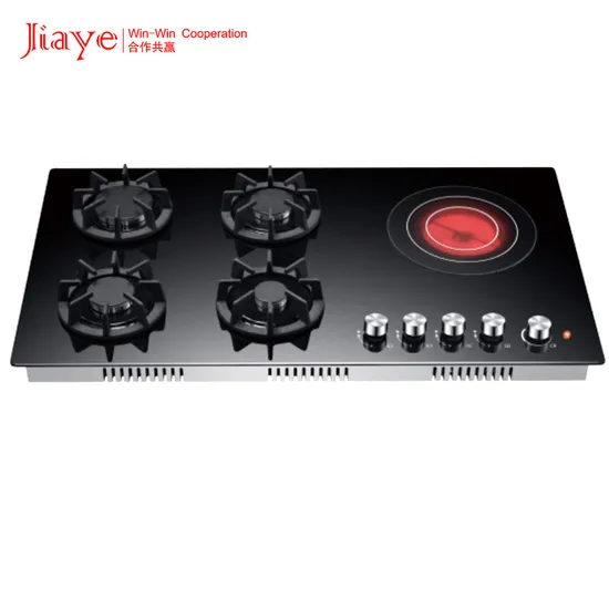 Kitchen Appliances Gas with Electric Stove with Flame-out Device