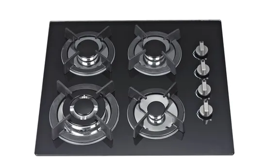 Cooking Stove Four Burner Black Tempered Glass Gas Hob (JZG54001C)