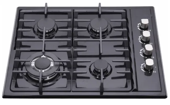 Kitchen-Electronics Cooktop Kitchen Built in Temperred Glass 4 Burner Gas Stove