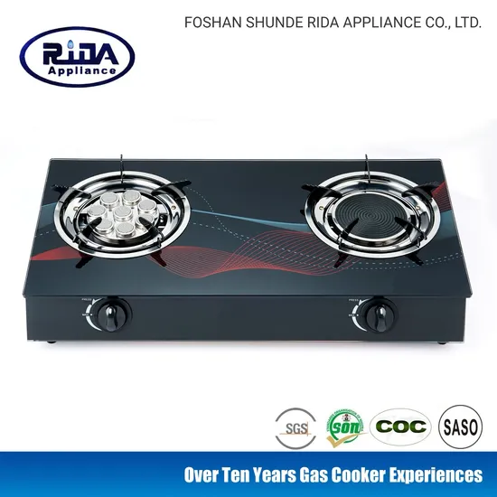 Eight Eyes Infrared Burner New Tempered Glass Model Gas Cooker