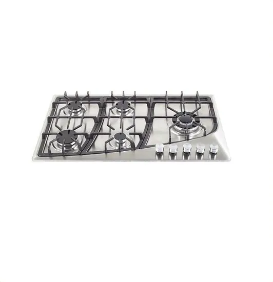 Stainless Steel Panel 5 Burners Built in Gas Burner