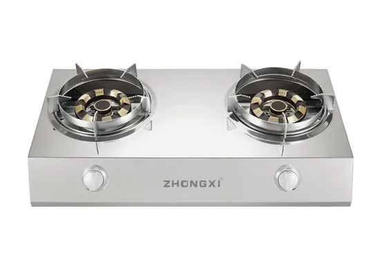 Double Burners Gas Stove Stainless Steel Stoves