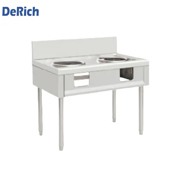 Derich Catering Equipment Stainless Steel Stove Burner Shell Stainless Steel Kitchen Three Gas Stove Shell Stand