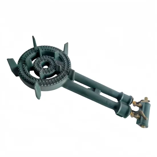 Hotel Restaurant Kitchen Stove Parts Cast Iron Double Ring LPG Gas Burner