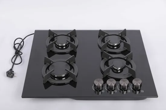 Glass Four-Head Embedded Gas Stove Multi-Head Stove Liquefied Coal Natural Gas Fire Gas Stove