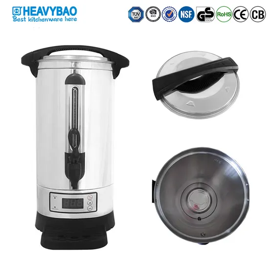 Heavybao Electronic Temperature Control Stainless Steel Warmer Heating Element Water Boiler Urn